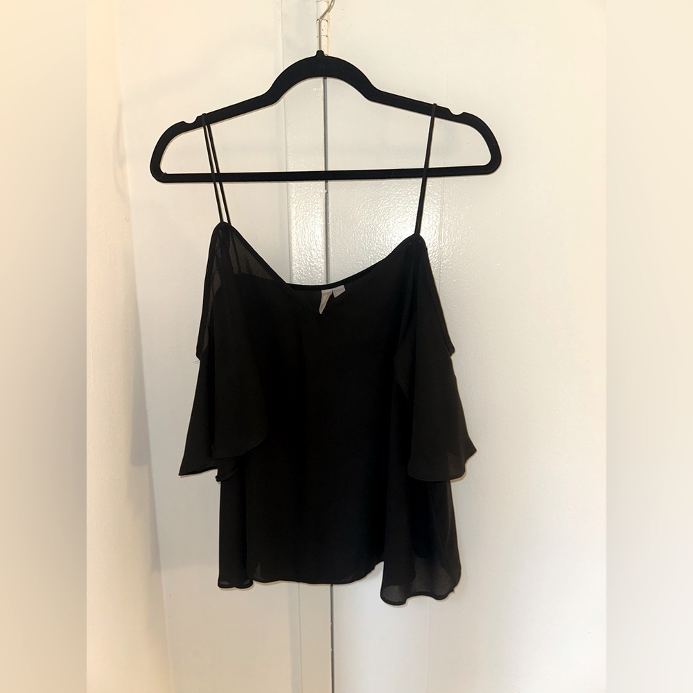 ASOS Black Off-Shoulder Blouse